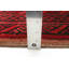 Tapis rouge en laine noué à la main de conception unique 3 pi 9 po x 6 pi 11 po Stanwell