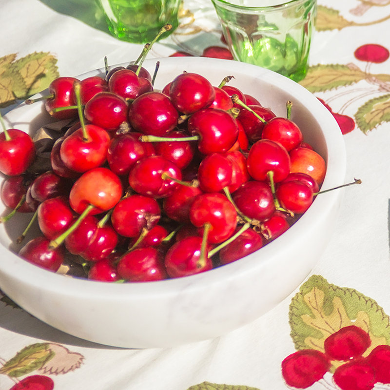 Newfolden Tablecloth - Red/Green , 71" W x 71" L