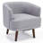 28.8'' Wide Modern Comfort Upholstered Swivel Living Room Accent Armchair With Solid Wood Legs-505961789