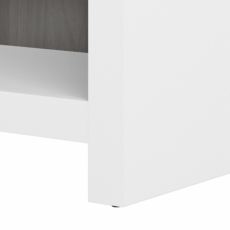 Makayla 56W Craft Table, Modern Gray/Pure White
