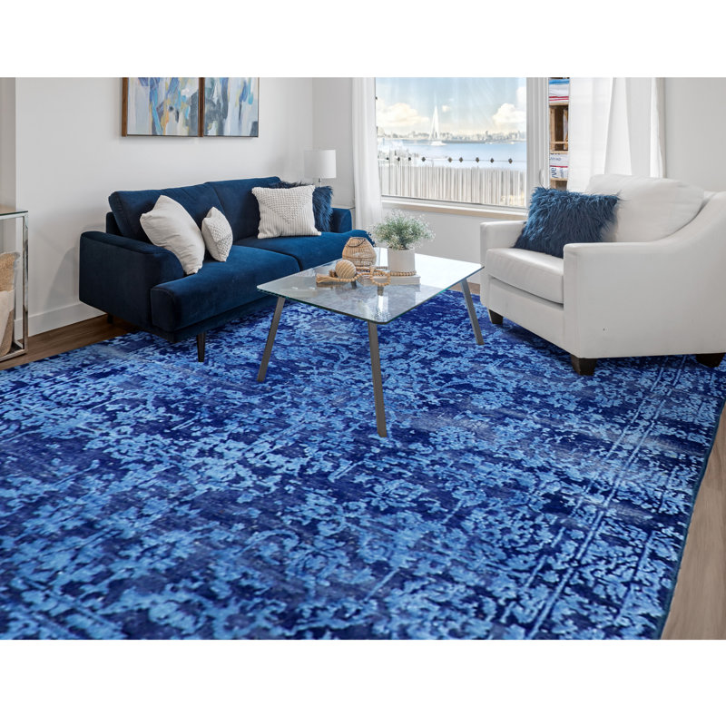 Brookhaven Oriental Area Rug in Dark Gray, Rectangle 4' x 6'