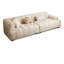 Canapé modulaire en velours beige