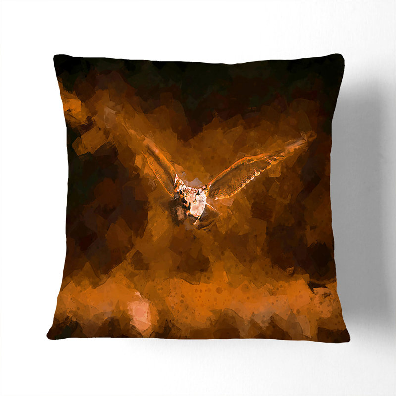 Square Throw Cushion, Black, 40cm H x 40cm W x 15cm D