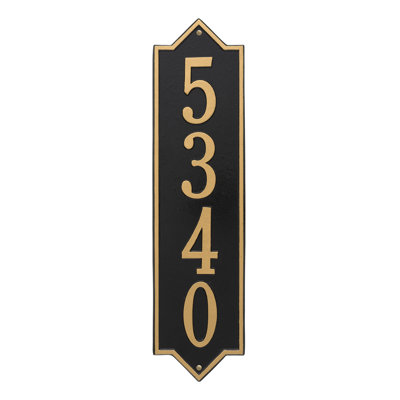 Norfolk Vertical Plaque Estate Size