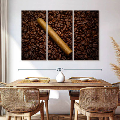 Cigare Senne sur grains de café