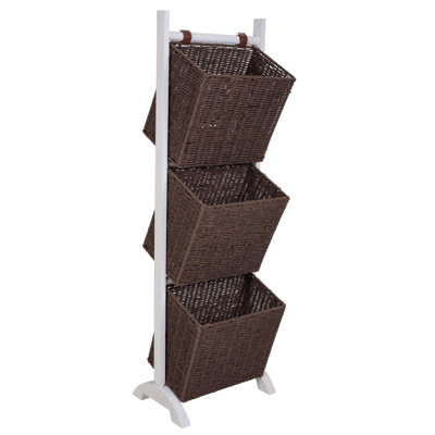 Helmscott Wood Free Standing Magazine Rack