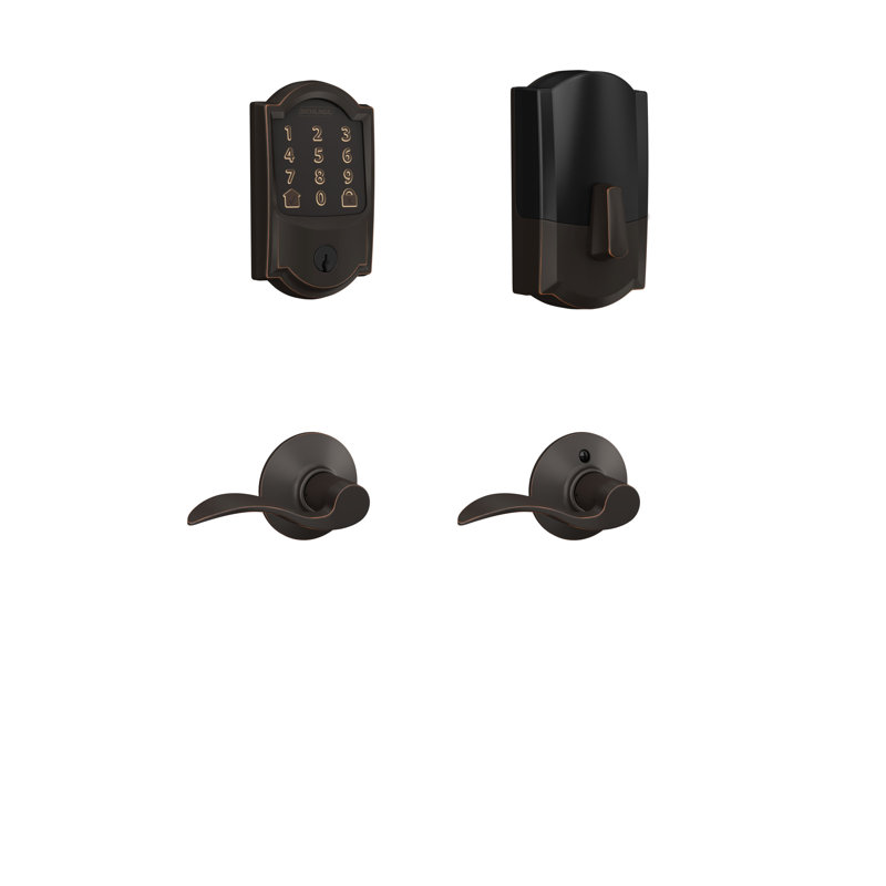 Encode Single Cylinder Smart Deadbolt, Bronze, Yes