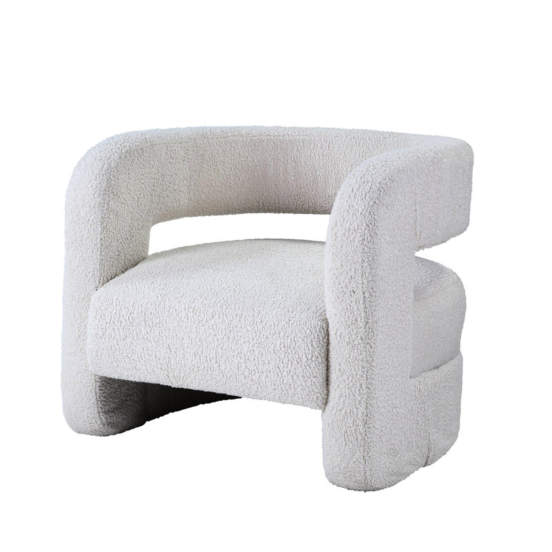 Chaise blanche avec rembourrage en mousse - offre un fauteuil de confort supérieur pour une assise confortable qui répond à vos besoins quotidiens