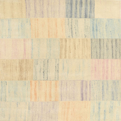 Tapis géométrique beige