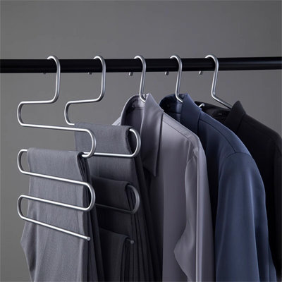 Cintre pour pantalons en alliage d'aluminium