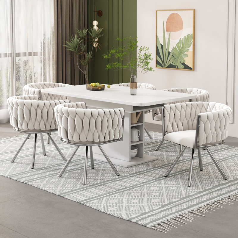 Upholstered Accent Chair, Beige