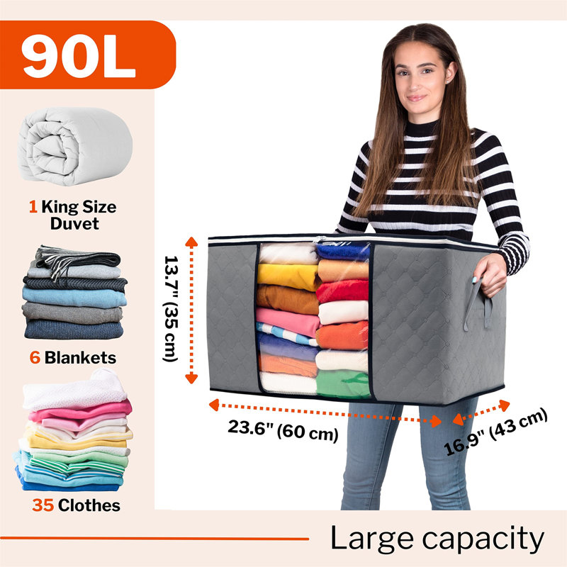 Brayden Studio Fabric Storage Bag