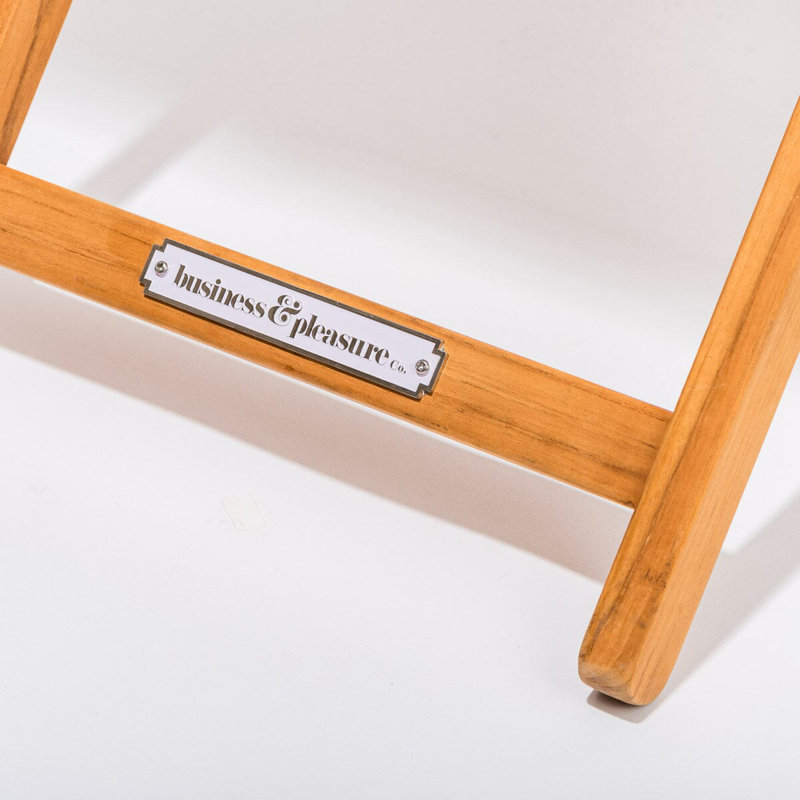 La grande table pliante, Teck