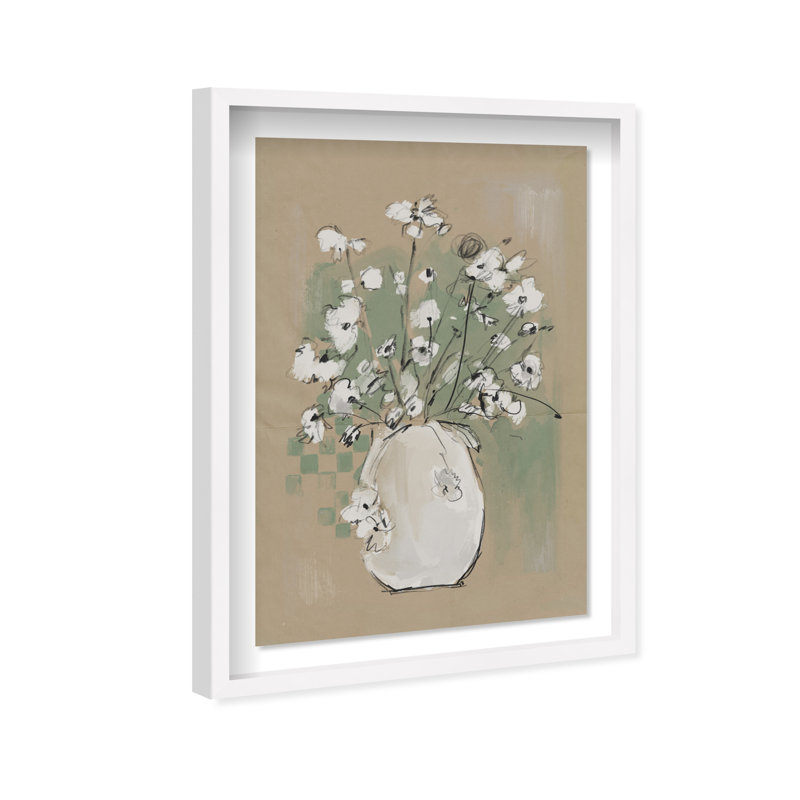Spring Energy Print by Oliver Gal, 55.5" H x 37.5" W, White Shadowbox