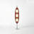 French-Style Wrought Iron, Marble and Acrylic Floor Lamp