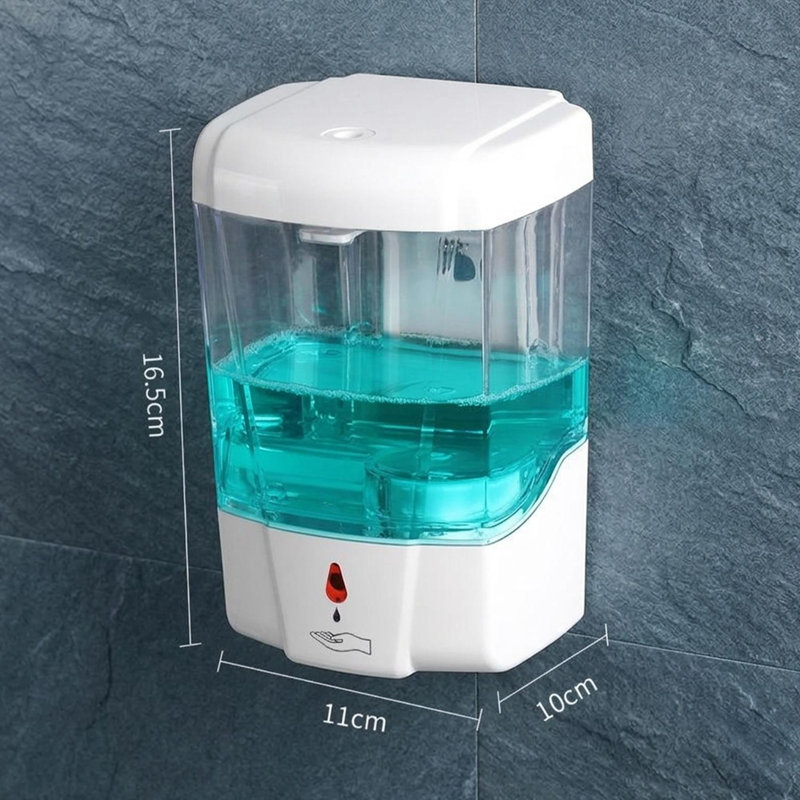 GELCAVE Automatic Hand Sanitiser Dispenser Wall Mounted Motion Sensor 700ml