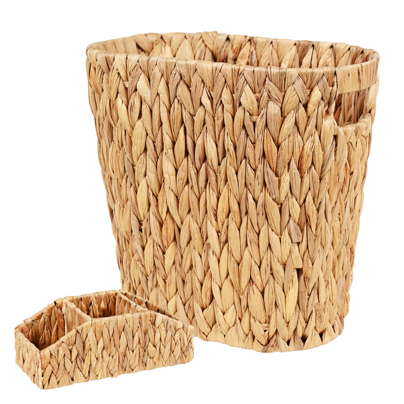 Wicker Open Waste Basket - 3.2 Gallons