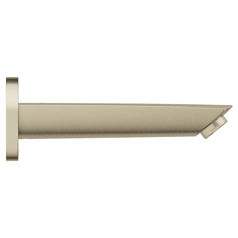 Eurosmart Single Handle Wall Mounted Tub Spout Trim, Brushed Nickel