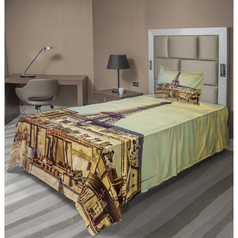 Microfiber Sheet Set, Twin XL Sheet Set + Fitted Sheet + 1 Pillowcase