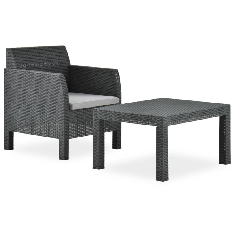 Chaise de patio avec coussins