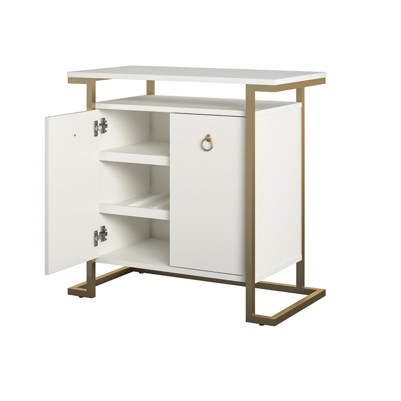 Camila Bar Cabinet, White