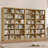  72" H x 47.2" W Wood Double 6-Tier Bookcase(set of 2)-1149069063
