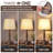 Rosamaria Glass USB Table Lamp