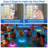 Set of 2 Solar Rechargeable Floating Pool Lights with Remote Control, 9 Lighting Modes, IP67 Waterproof