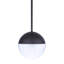 Luminaire suspendu d'extérieur 1 lumière H 8,19 po Azuzena-749647175