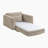 Garde Modern & Contemporary Textured Fabric 2-Piece Living Room Sofa Set with Built-In Charging Ports & Convertible Sleepers-1547516188