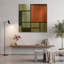 « Composition 1921 » de Piet Mondrian, tableau mural en métal, 91,4 cm x 91,4 cm-133655958