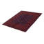 Tapis unique en laine noué à la main 5 pi 0 po x 6 pi 1 po indigo Kargahi