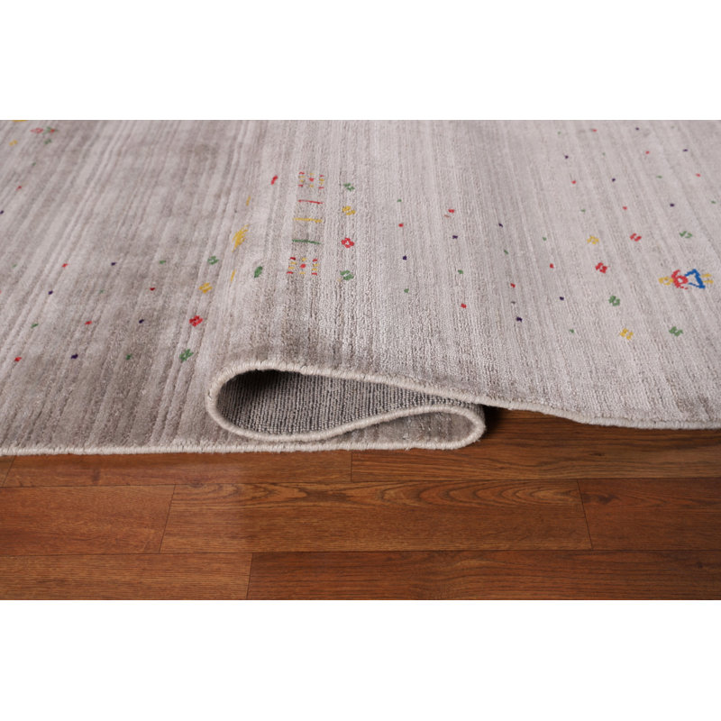 Tapis oriental rayé Gabbeh