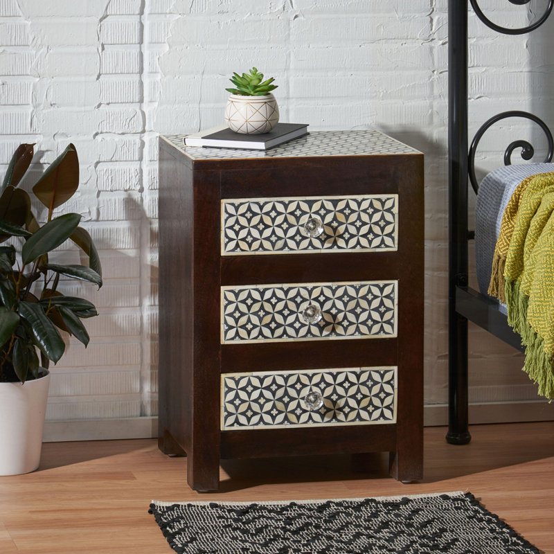 Table de chevet moderne Mid-Century