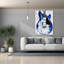 Toile épique Graffiti «Electric Blues 2» par Annie Warren, 40 po x 54 po-1844662560