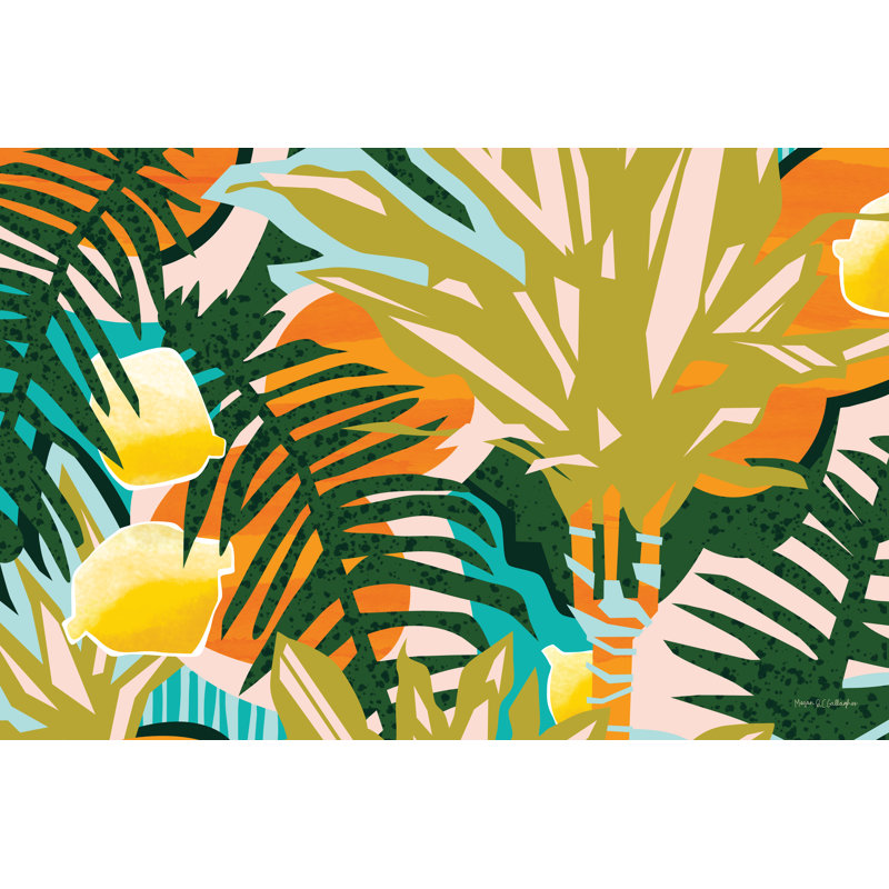«Tropical Coconut Citrus» par Megan Gallagher, impression sur toile tendue, H 12 po x l 18 po x P 1,25 po