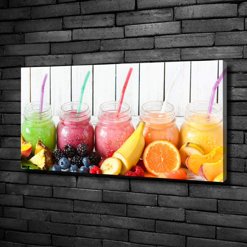 Fruit Cocktails - Wrapped Canvas Print
