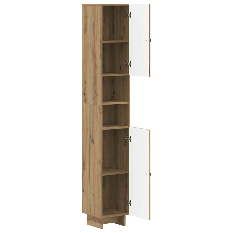 Bathroom Storage, Artisan Oak