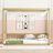 Bloomhouse Canopy Frame Floor Bed with Guardrails-115684286-115684288