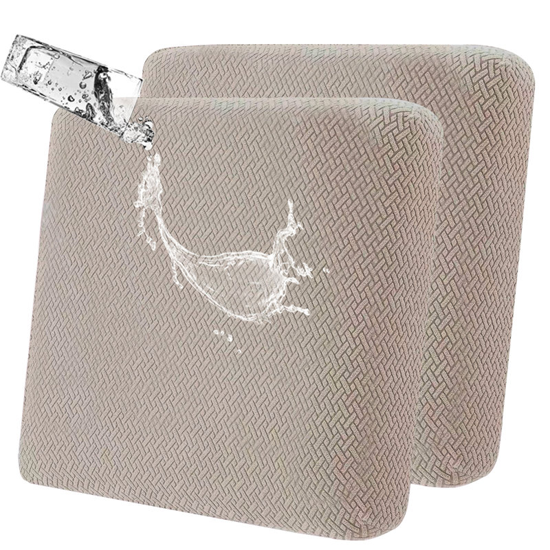 Housse pour coussin en tissu, Tissu kaki