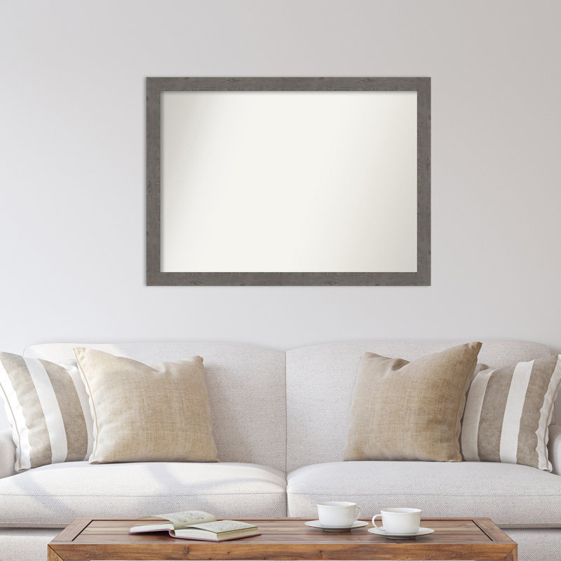 Miroir de salle de bain mural Grace, 30,5 po x 41,5 po, Gris