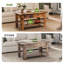  Table basse à plateau relevable Sparta avec rangement et tablette ouverte, table basse moderne, table basse carrée pour le salon et le bureau personnel-1747127177