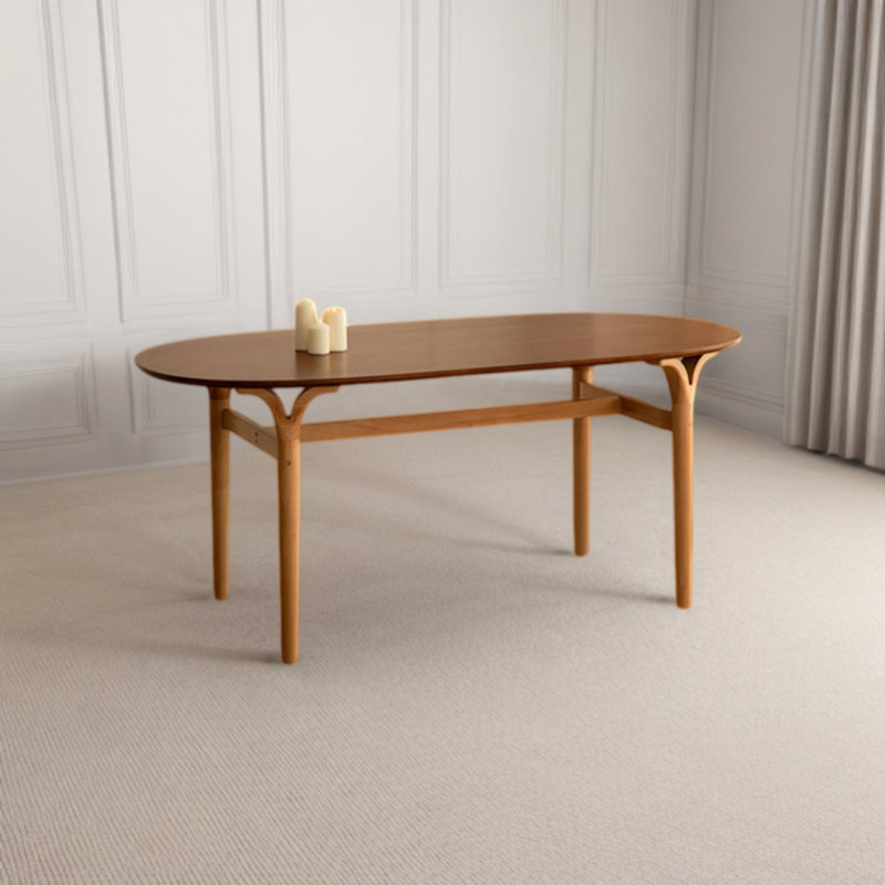 Table de salle à manger l 33,46 po Anamaris, Naturel, L 33,46 po x L 64,96 po