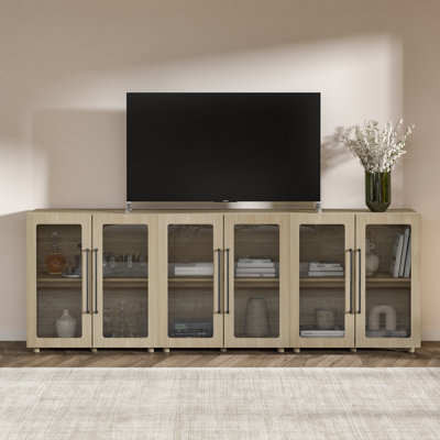 Set Of 3 Annamaria Modern Modular Storage Cabinet – Accent Sideboard Organizer And Tv Unit For Living Room, Dining Room Or Entryway