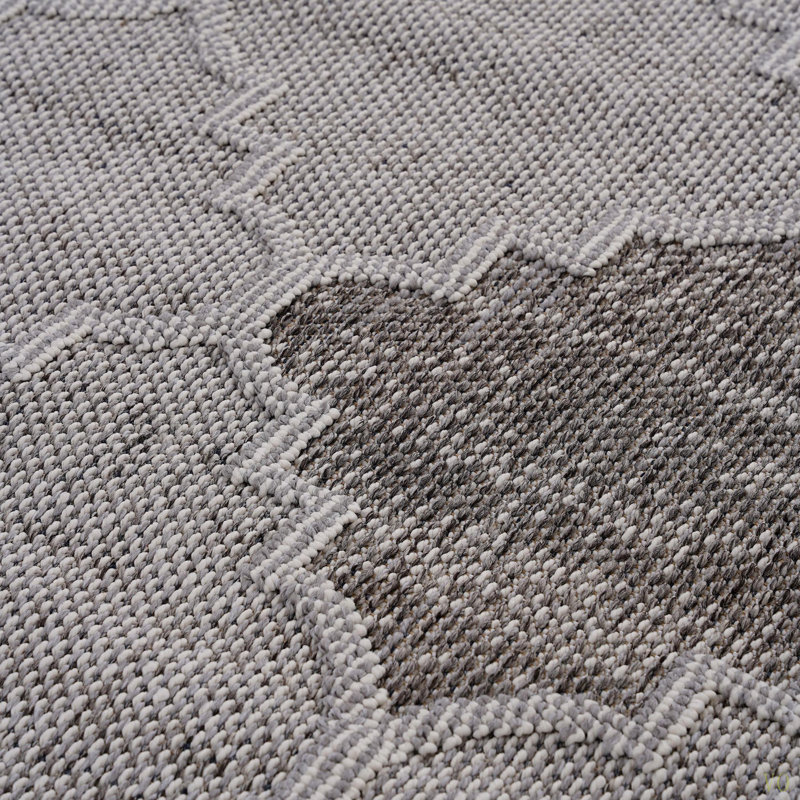 8X10 / Trellis Indoor / Outdoor Area Rug Stain Resistant, Non-Shedding, Friendly For Living Room, Bedroom, Dining Room And High-Traffic Areas