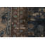 Distressed Homage Hand Knotted Wool Geometric Area Rug in Navy, Gray, Smoke Blue, Beige-1900813274