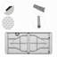 Table pliante en plastique 6 pi, table de pique-nique portable pour l'extérieur et l'intérieur