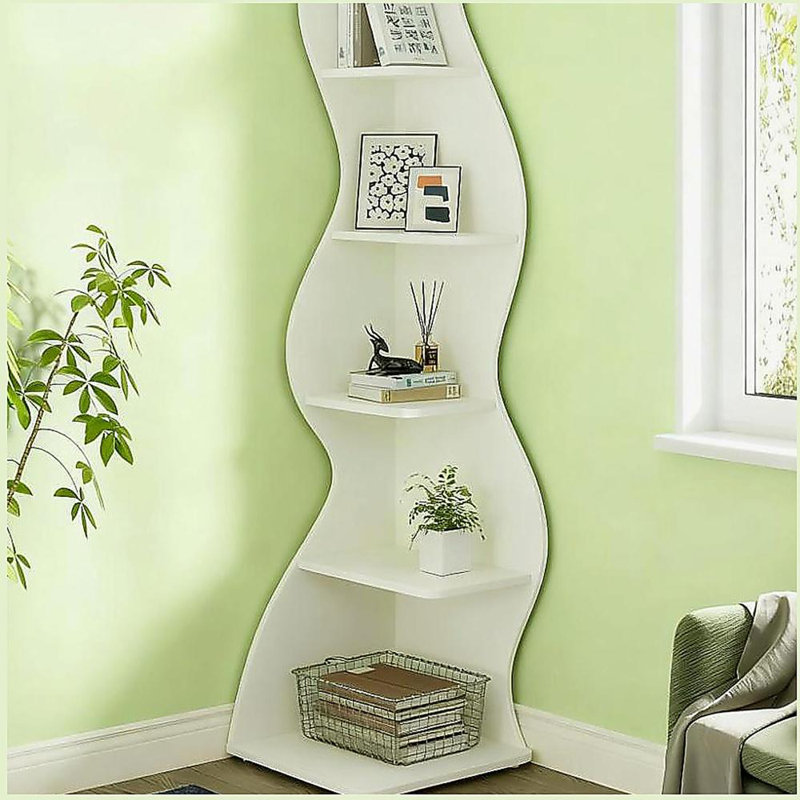 Support pour plante à 5 niveaux, Blanc