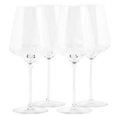 Viski Reserve Crystal Burgundy Glasses, Crystal Red Wine Glasses, Glassware,  Stemmed Wine Glass Set, 31 Oz, Set Of 4 : Target