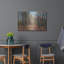Millwood Pines, «Fall Forest Trail Acrill the Birch» par Joanne Towers, art mural en métal-1818621319